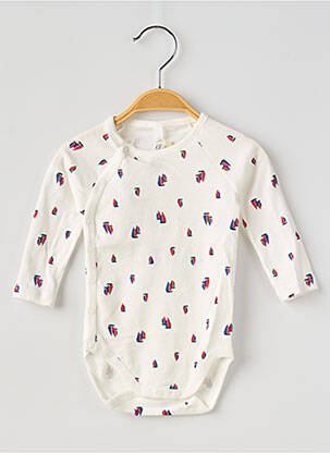 Body lingerie blanc PETIT BATEAU pour garçon