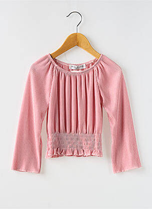 Top manches longues manches longues rose MINI MIGNON fille
