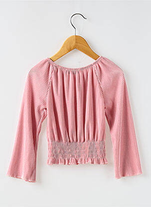 Top manches longues manches longues rose MINI MIGNON fille