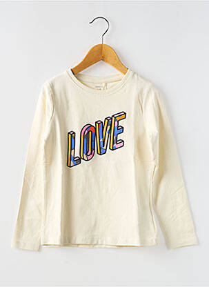 Top manches longues manches longues beige NAME IT fille
