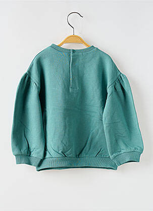 Sweat-shirt broderie manches longues vert MAYORAL fille