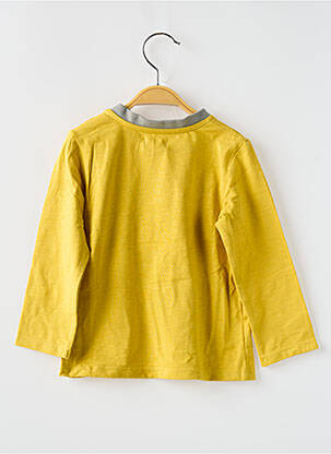 T-shirt manches longues manches longues jaune MOULIN ROTY garçon