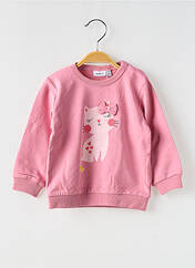 Sweat-shirt rose NAME IT pour fille seconde vue