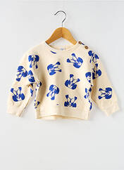 Sweat-shirt beige PETIT BATEAU pour garçon seconde vue