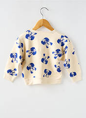 Sweat-shirt beige PETIT BATEAU pour garçon seconde vue