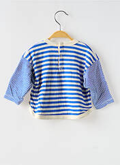 Sweat-shirt bleu PETIT BATEAU pour garçon seconde vue