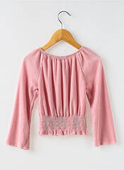 Top rose MINI MIGNON pour fille seconde vue