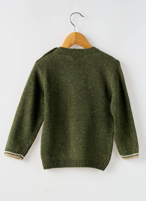 Pull broderie manches longues vert MAYORAL garcon