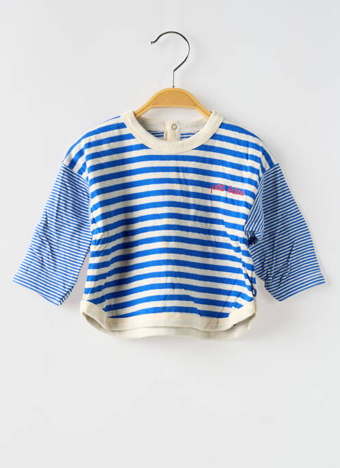 Sweat-shirt bleu PETIT BATEAU pour garçon