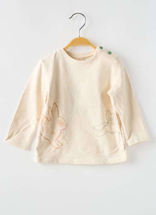T-shirt beige MOULIN ROTY pour enfant