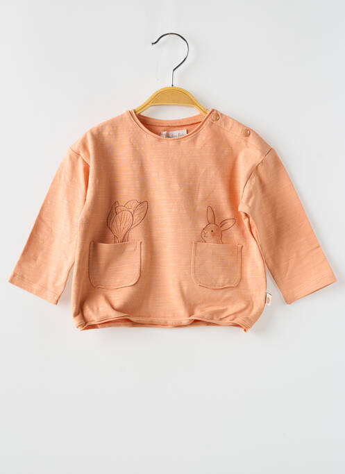 T-shirt orange MOULIN ROTY pour enfant