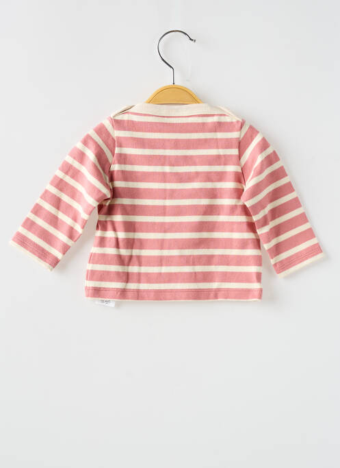 T-shirt rose PETIT BATEAU pour fille