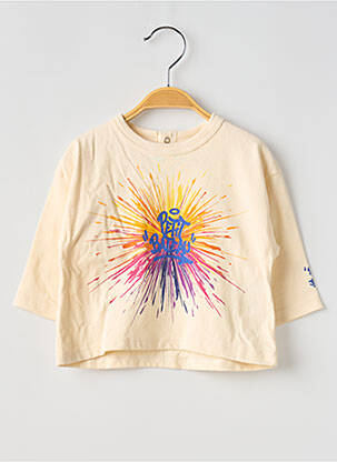 T-shirt manches longues manches longues beige PETIT BATEAU garçon