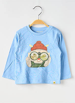 T-shirt manches longues manches longues bleu MAYORAL garçon