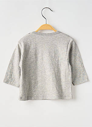 T-shirt manches longues manches longues gris PETIT BATEAU garçon