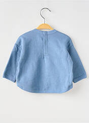 Sweat-shirt bleu PETIT BATEAU pour garçon seconde vue