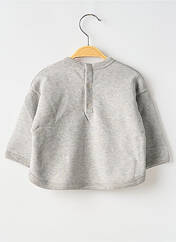 Sweat-shirt gris PETIT BATEAU pour garçon seconde vue