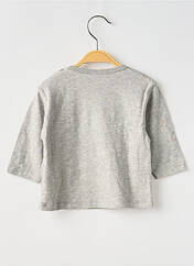 T-shirt gris PETIT BATEAU pour garçon seconde vue