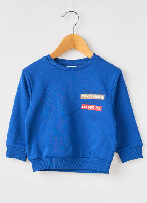 Sweat-shirt manches longues manches longues bleu NAME IT garcon