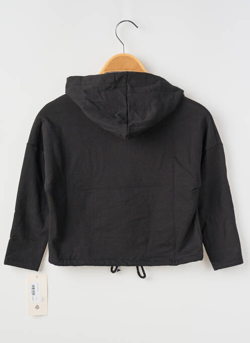 Sweat-shirt à capuche noir MINI MIGNON pour fille