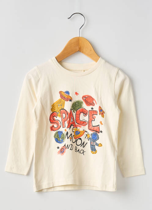 T-shirt beige NAME IT pour garçon