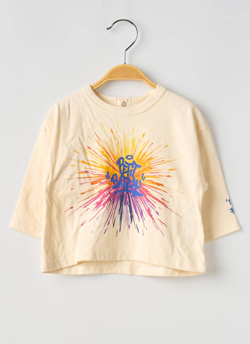 T-shirt beige PETIT BATEAU pour garçon