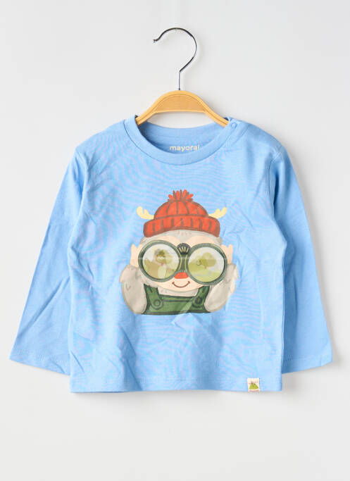 T-shirt bleu MAYORAL pour garçon