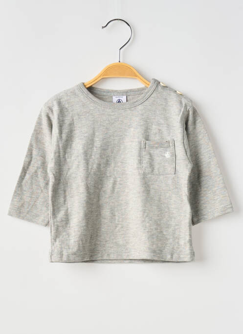 T-shirt gris PETIT BATEAU pour garçon