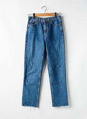 Jeans coupe droite stretch taille normale bleu TOP SHOP femme