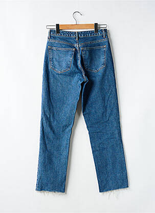 Jeans coupe droite stretch taille normale bleu TOPSHOP femme