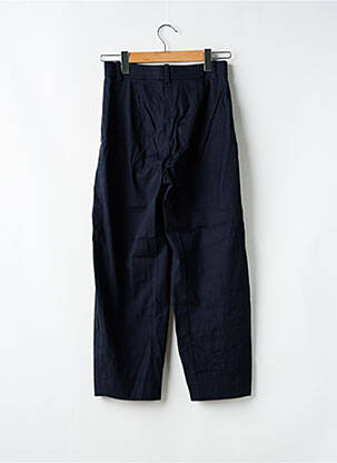 Pantalon droit tissage popeline taille normale bleu COS femme