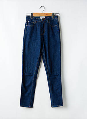 Jeans coupe slim tissage brut taille normale bleu SÉZANE femme