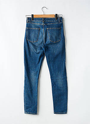 Jeans coupe slim stretch taille normale bleu ZARA femme