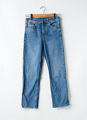 Jeans coupe droite taille normale taille normale bleu DIVIDED H&M femme