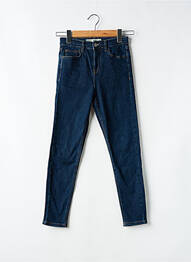 Jeans coupe slim stretch taille normale bleu TOPSHOP femme