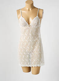 Nuisette/combinette légère et transparente blanc AUBADE femme