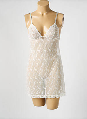 Nuisette/combinette légère et transparente blanc AUBADE femme