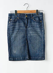 Jupe mi-longue bleu FOR ALL MANKIND pour femme seconde vue