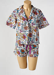 Pyjashort violet ARTHUR pour femme seconde vue