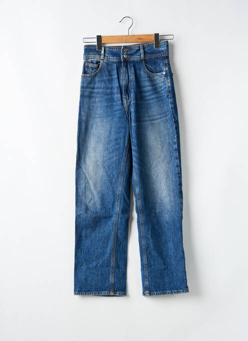 Jeans coupe droite bleu ZARA pour femme