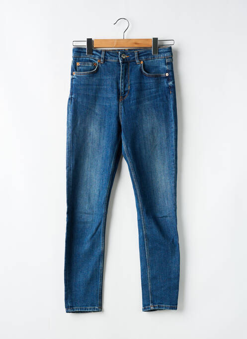 Jeans coupe slim bleu ZARA pour femme