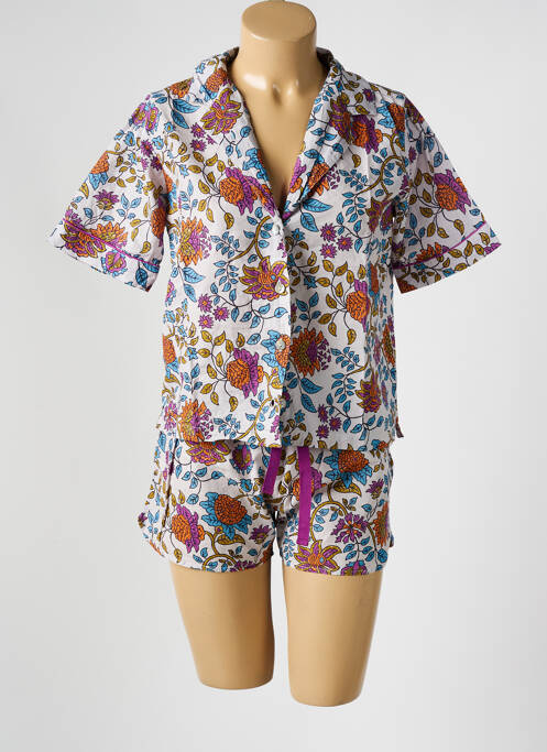 Pyjashort violet ARTHUR pour femme