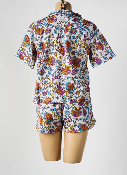 Pyjashort violet ARTHUR pour femme