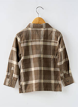 Chemise manches longues imprimé carreaux vert NAME IT garcon