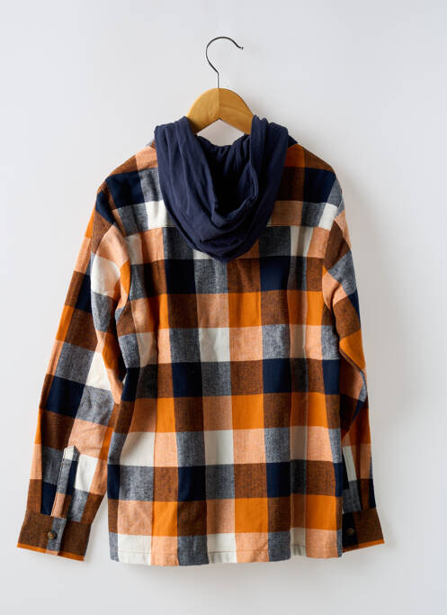 Chemise manches longues orange NAME IT pour garçon