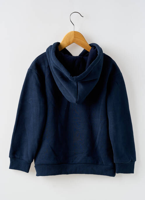 Sweat-shirt à capuche bleu PM MERE & FILLE pour fille