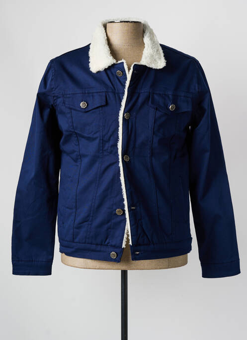 Veste casual fermeture boutonnée sur le devant bleu BLACK NEEDLE homme