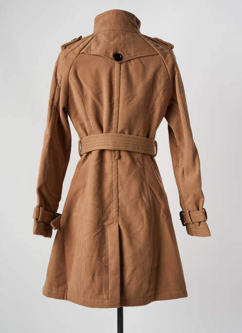 Manteau long marron GOLD SK femme
