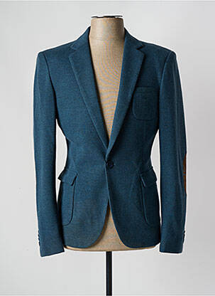 Blazer coupe cintrée bleu ROSS CARRA homme