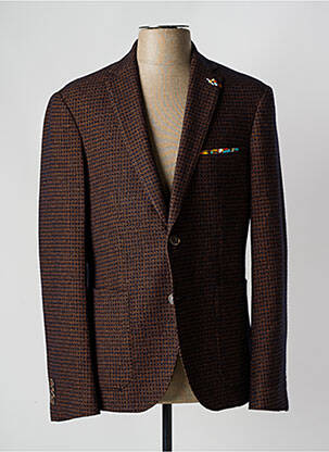 Blazer poches marron BRUNO SAINT HILAIRE homme